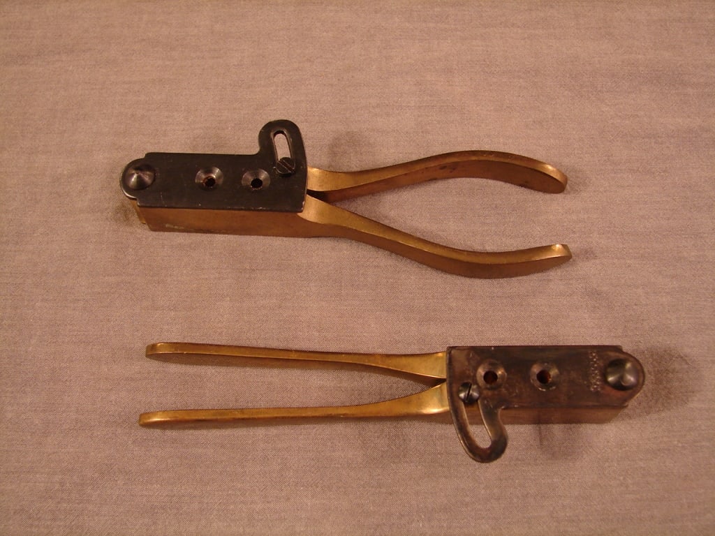 Lot of 2 reproduction Colt bullet molds (1 of 3)