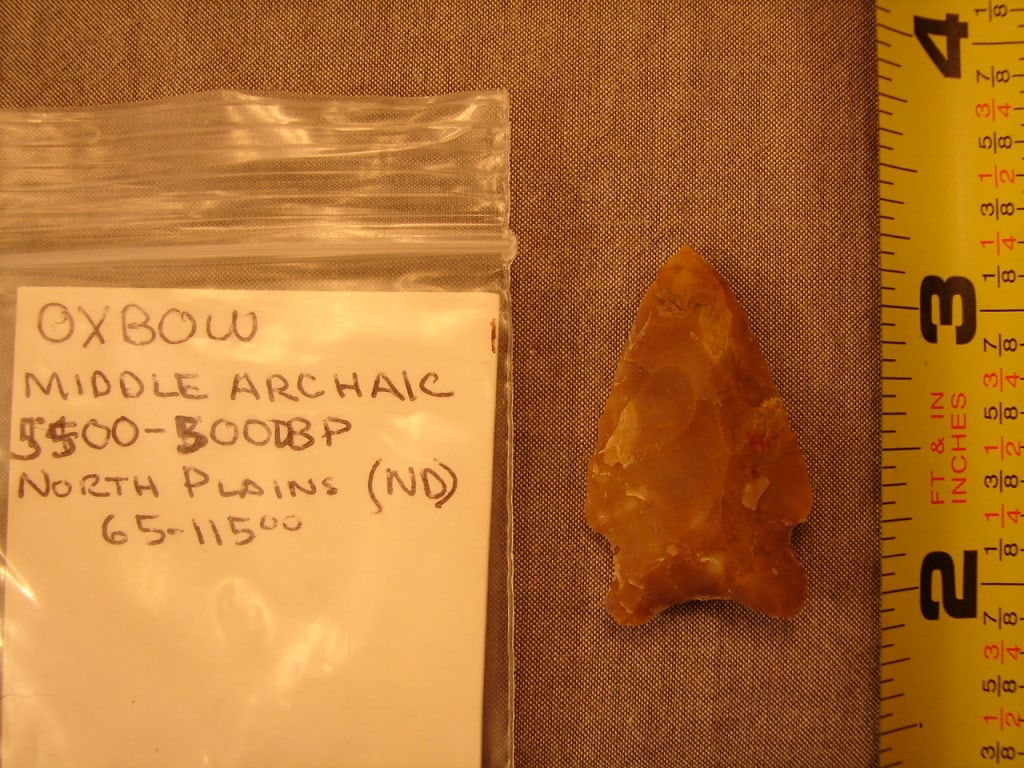 Native American Arrowhead Artifact. (1 of 2)