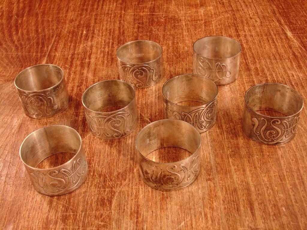 Sterling Silver napkin rings (1 of 4)