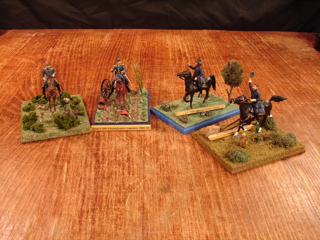 Civil War Union army hand painted lead soldiers (1 of 9)