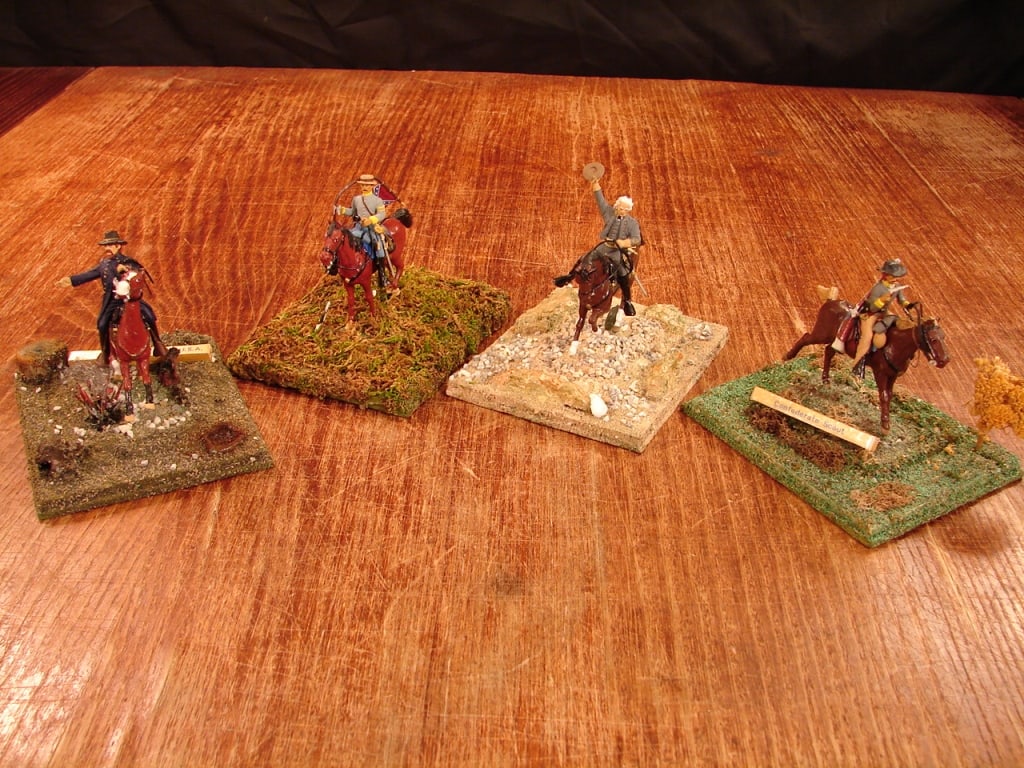 Civil War Confederate & Union hand painted soilder (1 of 9)