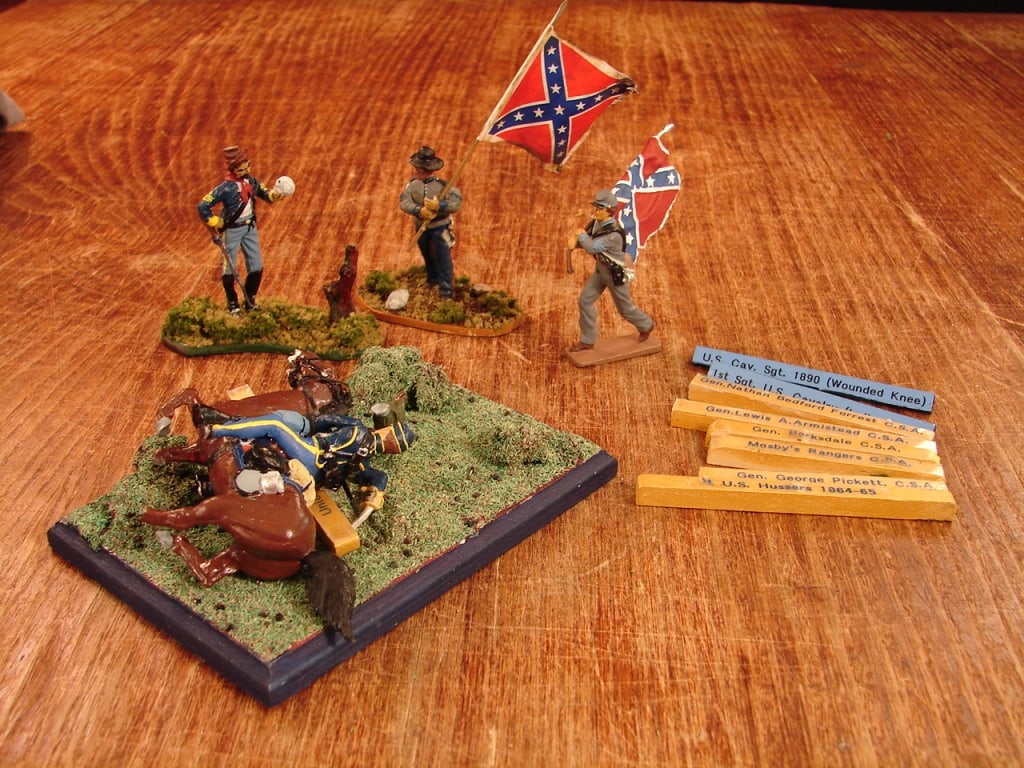 Civil War hand painted lead soldiers (1 of 5)