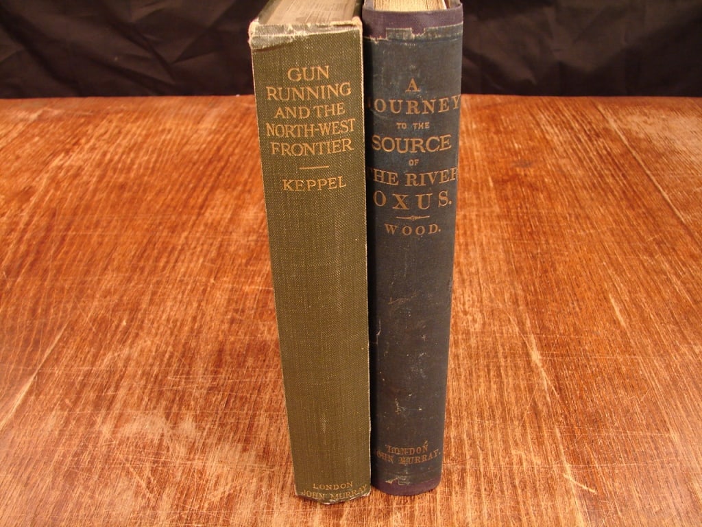 Lot of 2 Military history books - 1840's: Lot of 2 Military history books. 1) Gun Running and the Indian North -West Frontier by Arnold Keppel with maps and illustrations. London 1911 2) A journey to the Source of the River Oxus. By Captain J