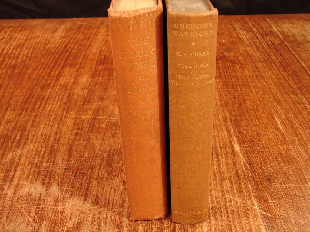 Lot of 2 WWI Military History antique books (1 of 11)