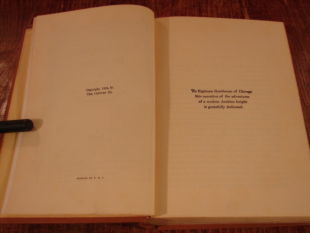 Lawrence of Arabia 1924 - 5