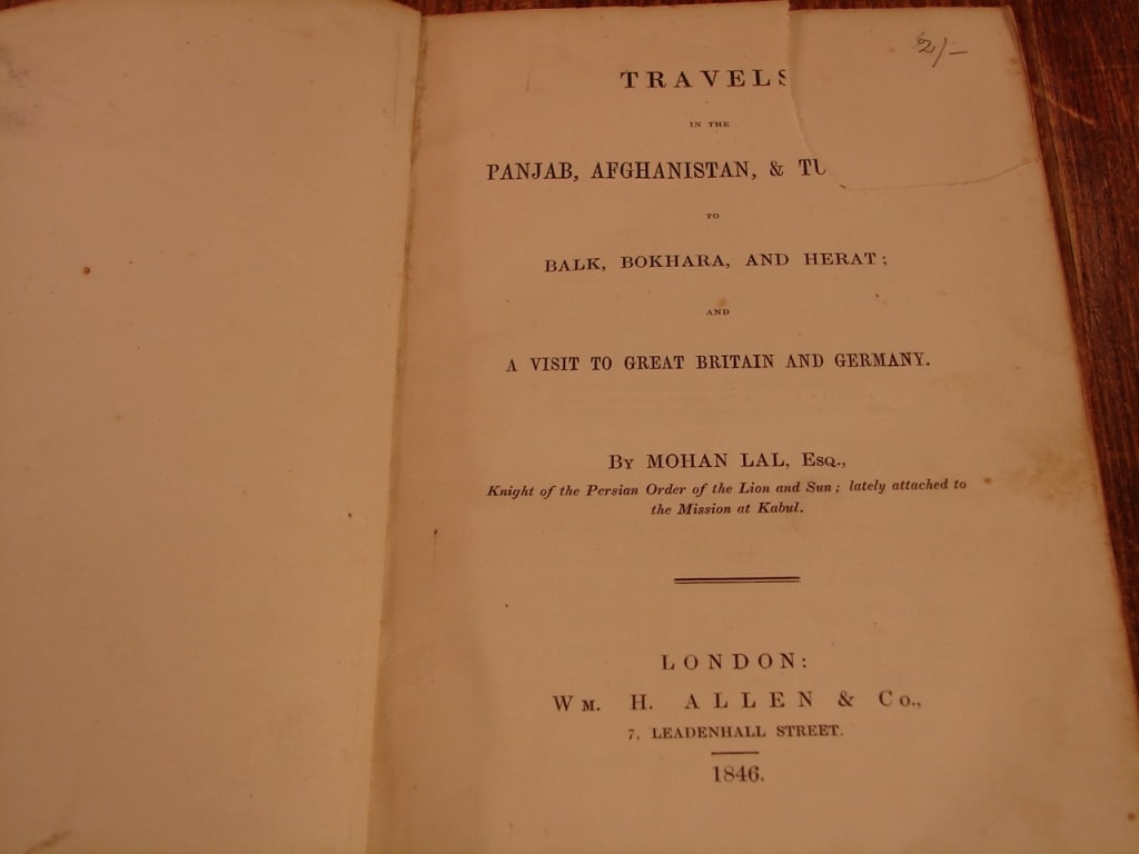 Travels by Mohan Lal Esq. 1846 - 6