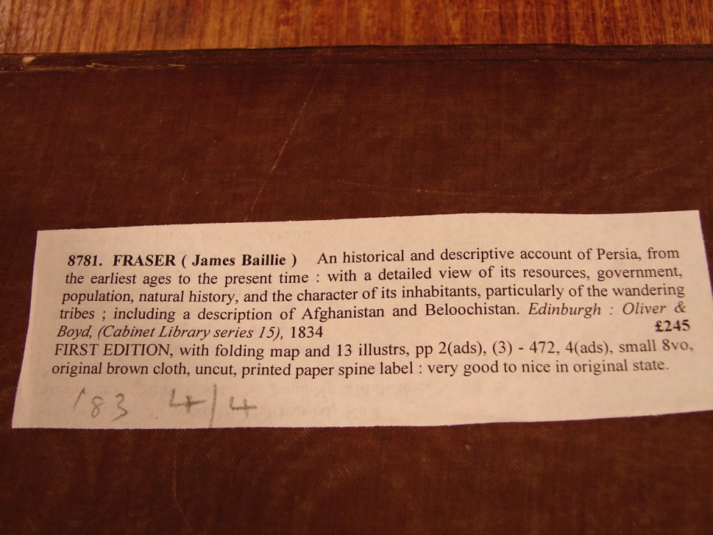 Edinburgh Cabinet Library - Persia by J. Fraser - 7