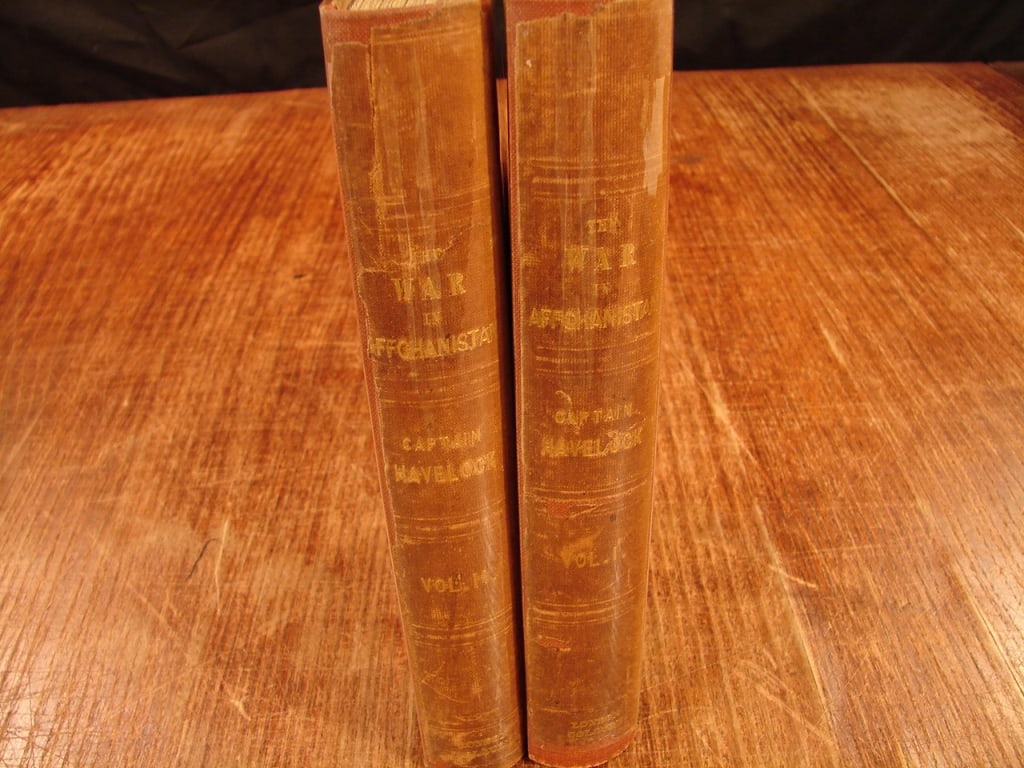 2 vol.set Narrative of The War in Afghanistan 1840: Two volume lot. Narrative of The War in Afghanistan by Capt. Henry Havelock. London 1840. British occupation in Persia (Afghanistan in the early 1800's.