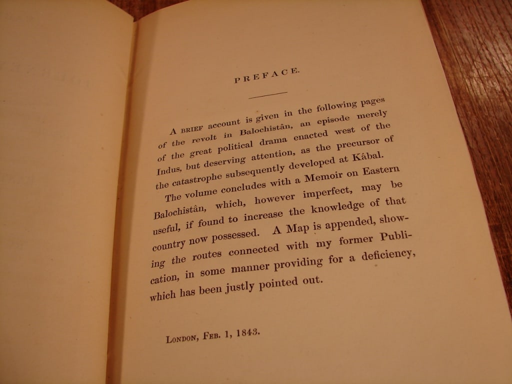 Narrative of the Journey to Kalat 1843 - 6