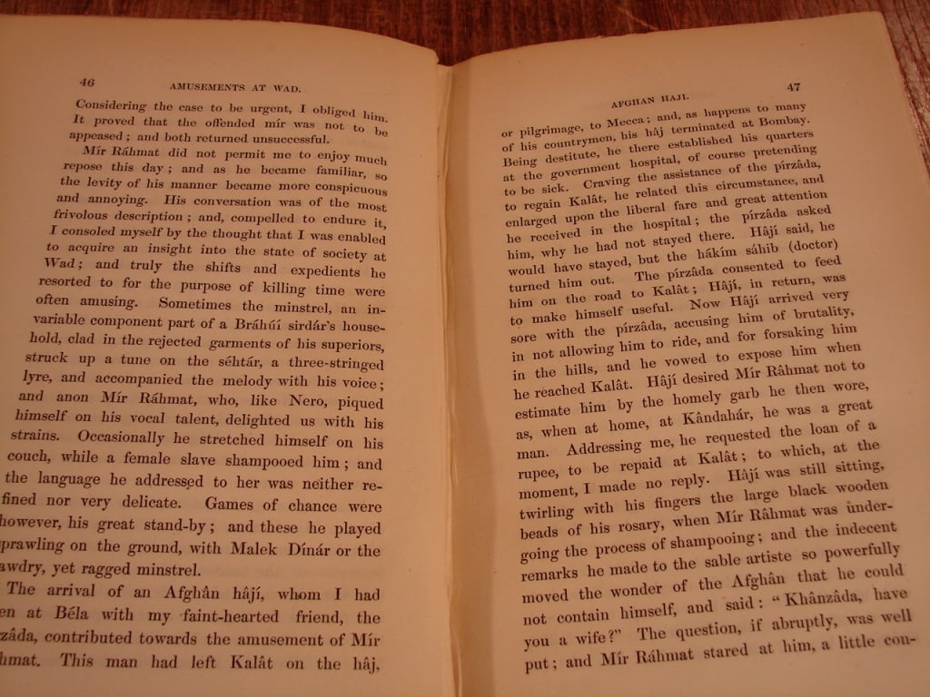 Narrative of the Journey to Kalat 1843 - 7