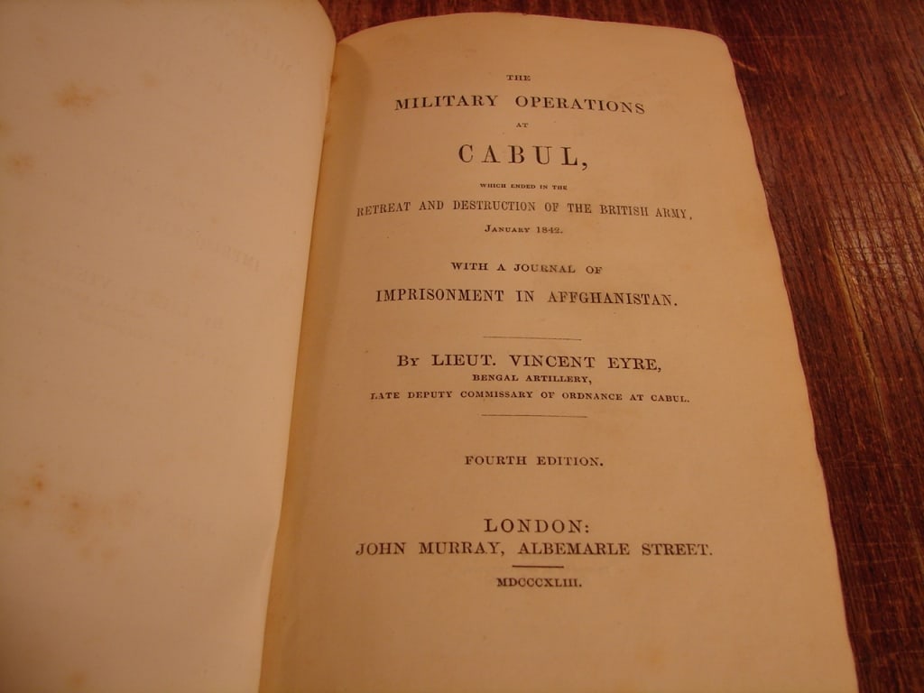 Journal of an Afghanistan Prisoner London 1843 - 5