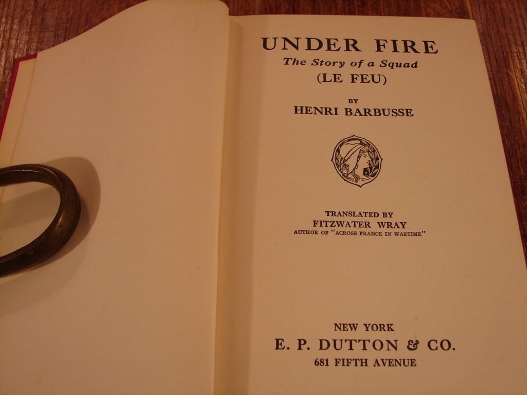 First Edition Under Fire Henri Barbusse - 5