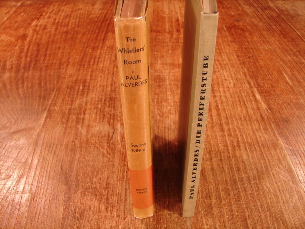 Lot of two. First Edition The Whistlers Room: Lot of two. First Edition The Whistlers Room by Paul Alverdes. 2) Die Pfeifertube by Paul Alverdes -German print.