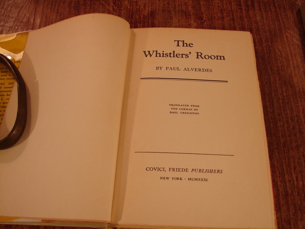 Lot of two. First Edition The Whistlers Room - 3