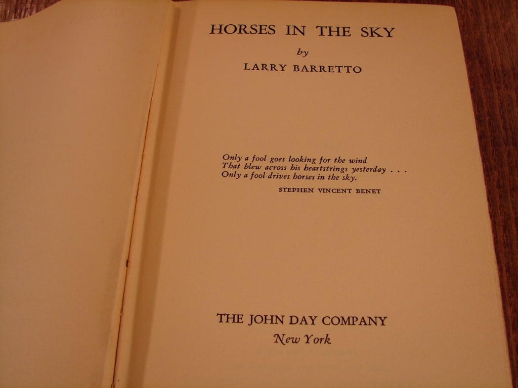 First Edition Horses in The Sky by Larry Barretto - 5