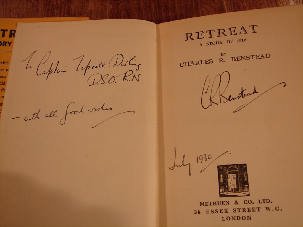 Two copies of Retreat a novel of 1918 one signed - 5