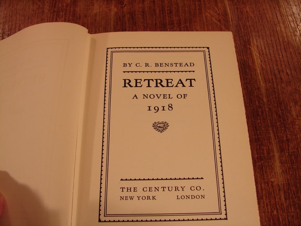 Two copies of Retreat a novel of 1918 one signed - 7