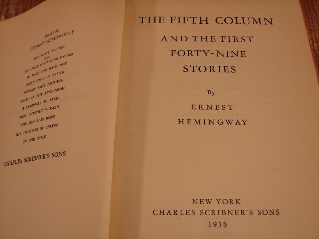 First Edition Ernest Hemingway. - 4