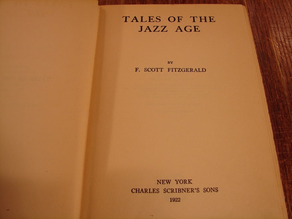 First edition F. Scott Fitzgerald 1922 - 5