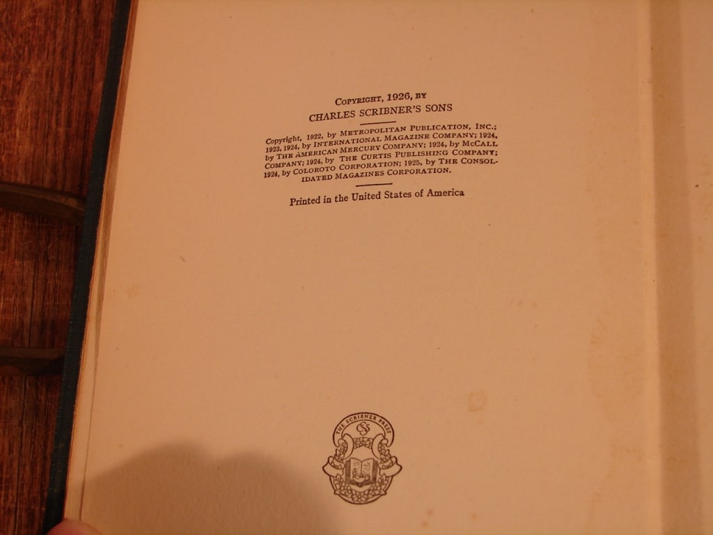 First Edition, first print F. Scott Fitzgerald - 7