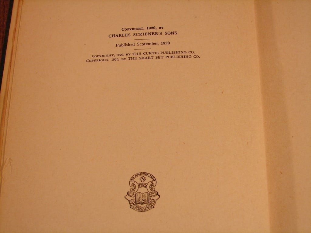 First Edition, First print, F Scott Fitzgerald - 8