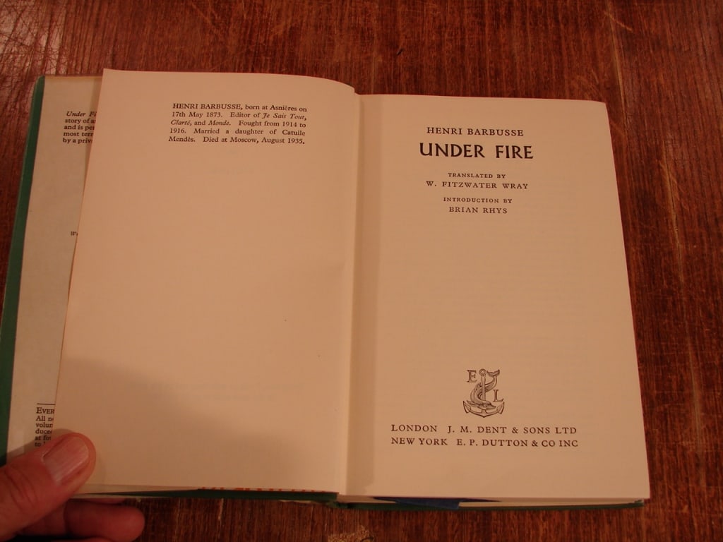 Lot of 4 copies of Under Fire by Henri Barbusse - 6