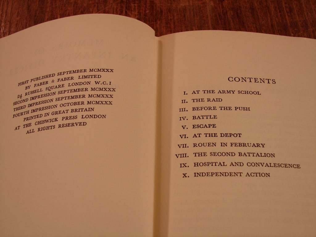 Memoirs of an Infantry Officer b Siegfried Sassoon - 4