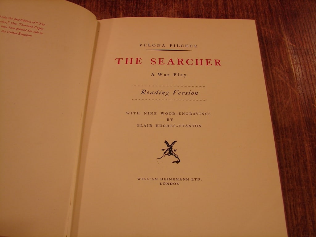 The Searcher " A War Play" Blair Hughes 1929 - 3
