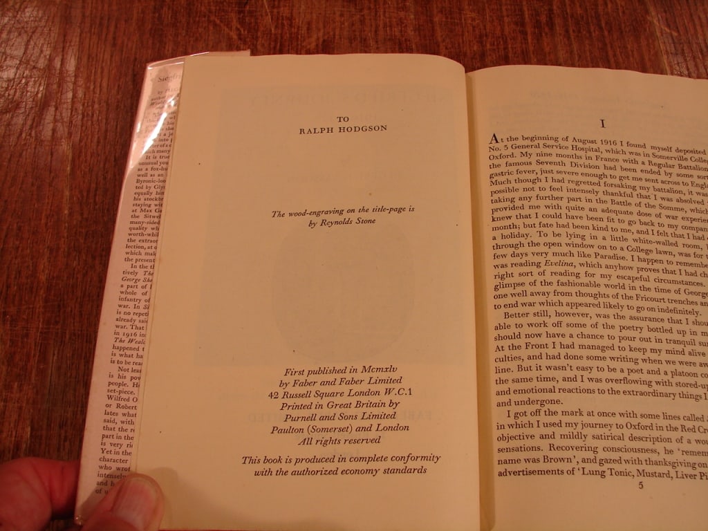 Lot of 3 Siegfried Sassoon novels - 8