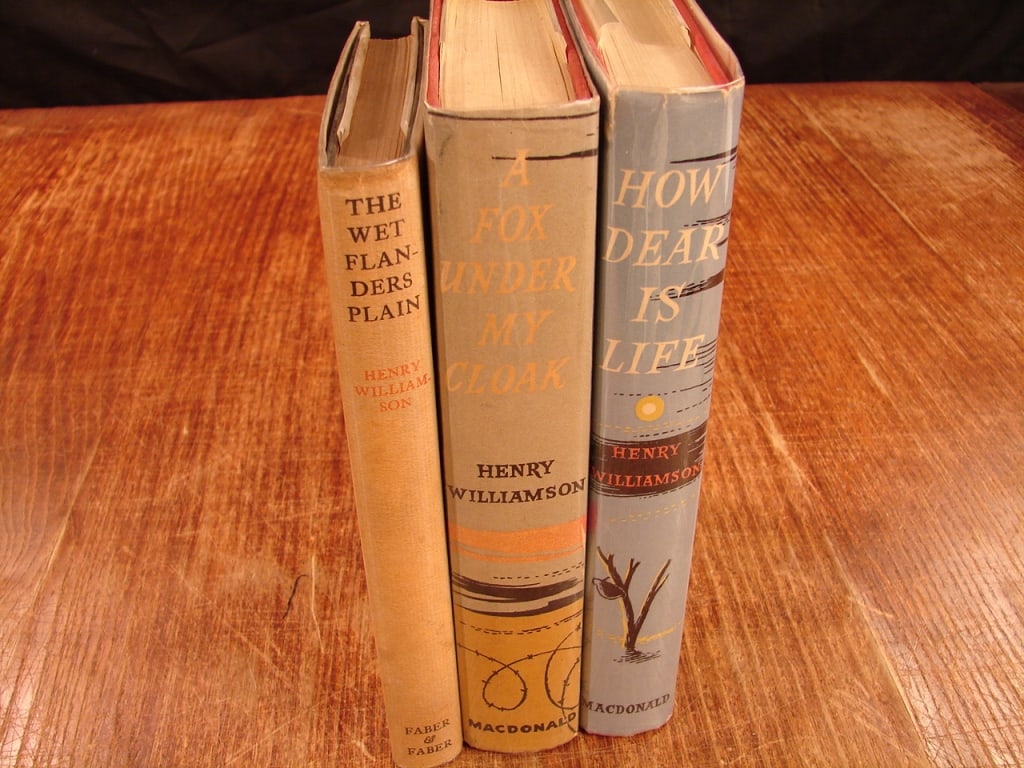 Lot of three books written by Henry Williamson (1 of 11)