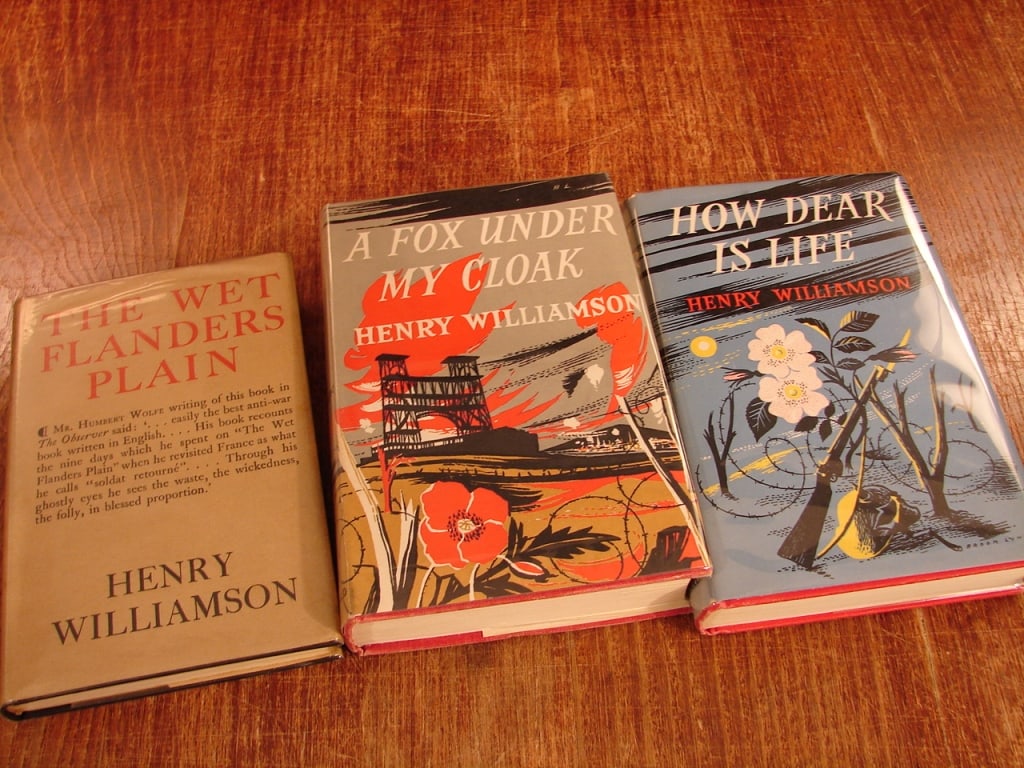 Lot of three books written by Henry Williamson - 2