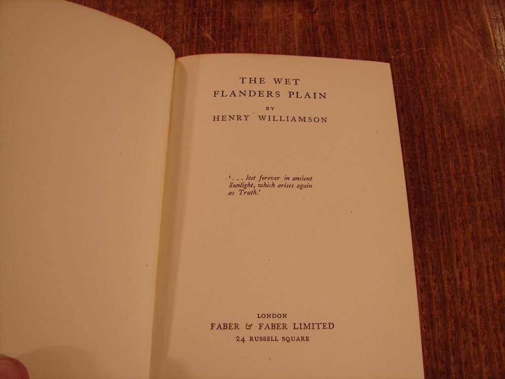 Lot of three books written by Henry Williamson - 4