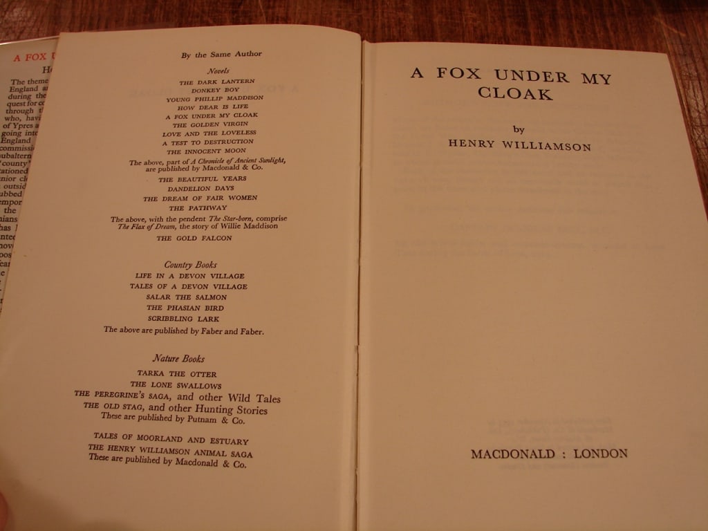 Lot of three books written by Henry Williamson - 6