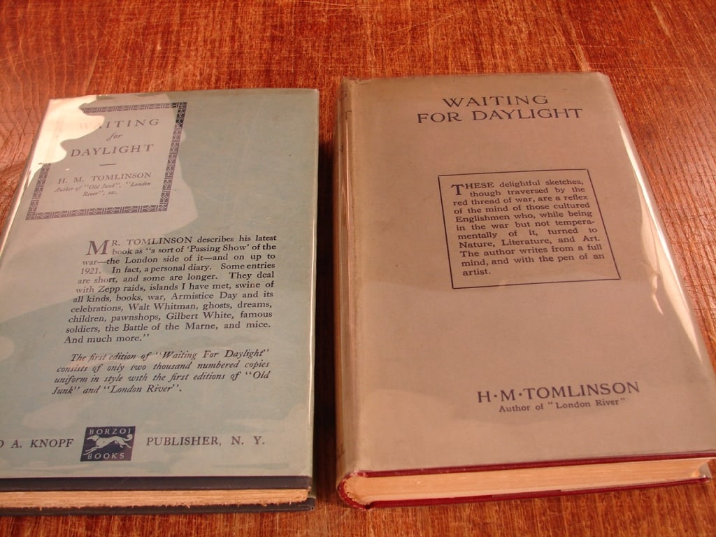 Lot of two H. M Tomilson books First edition - 2