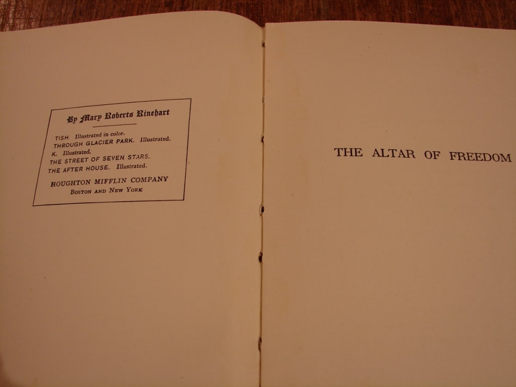 The Alter of Freedom by Mary Roberts Rinehart - 4