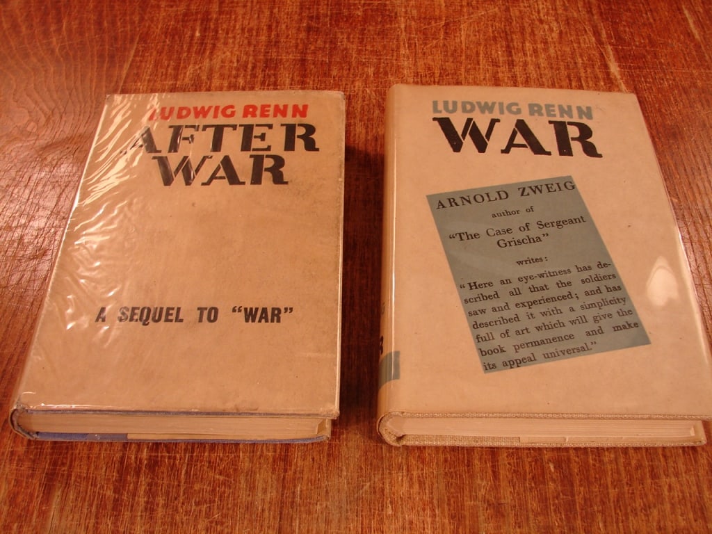 Lot of 2 - War and After War Ludwig Renn 1929 - 2