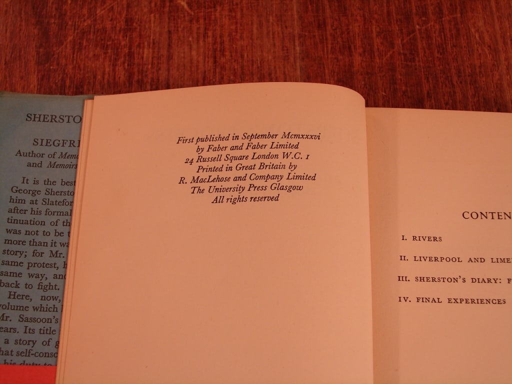 Lot of two Siegfried Sasoon books - 10