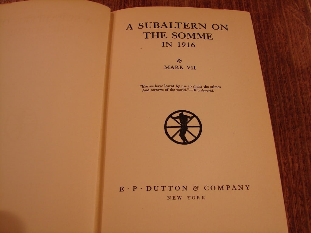 Subaltern on the Somme 1928 Max Plowman - 4