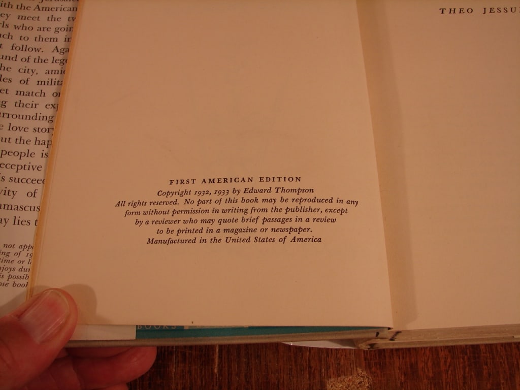 Lot of two Edward Thompson books - 9