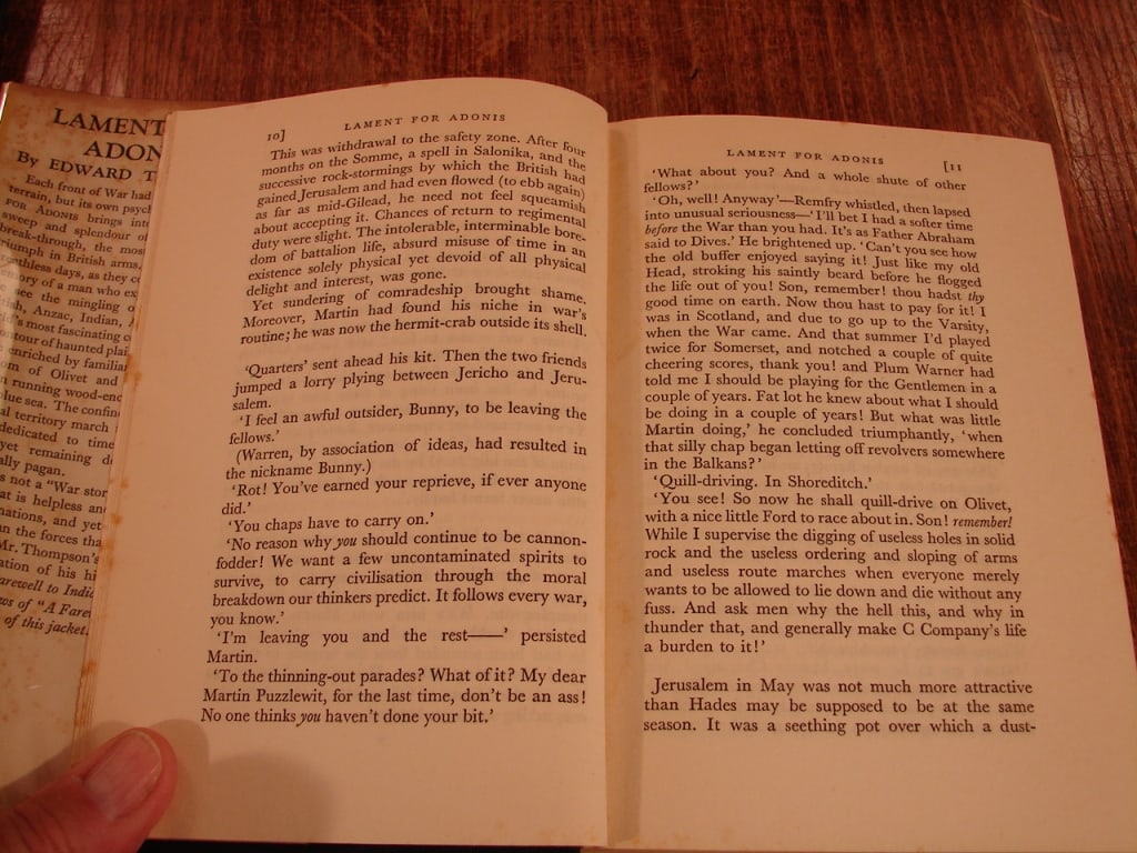 Lot of two Edward Thompson books - 10
