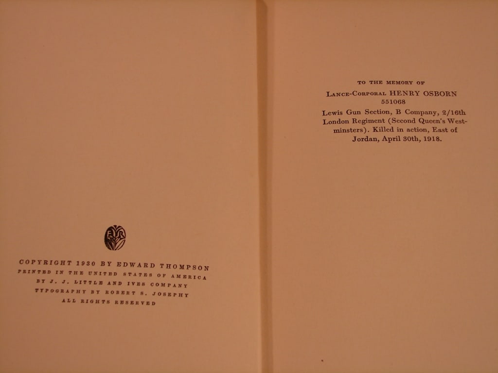 Lot of two Edward Thompson books - 4