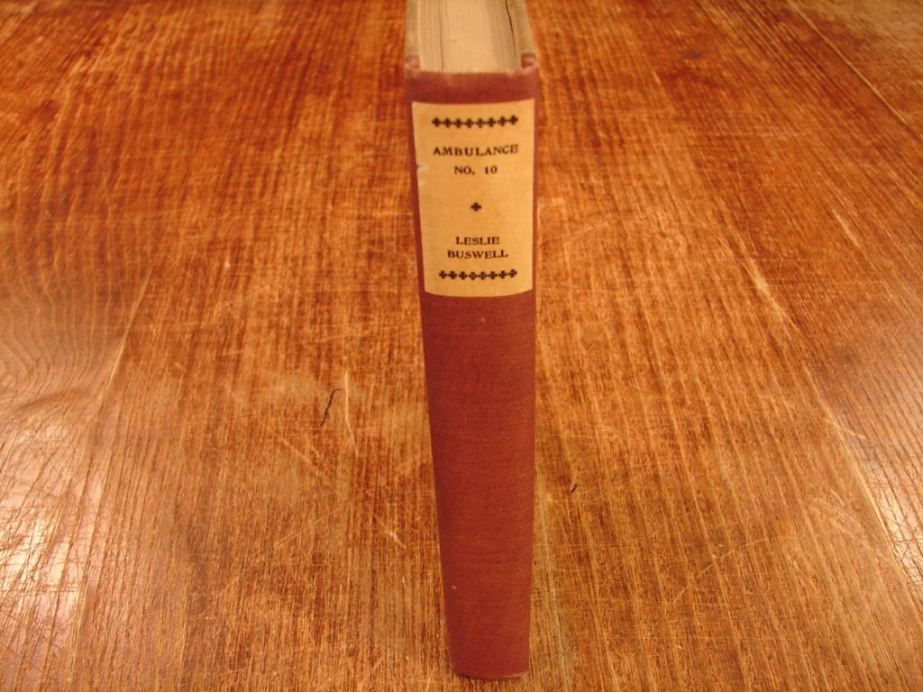 First Edition. Ambulance No 10 Leslie Buswell (1 of 11)