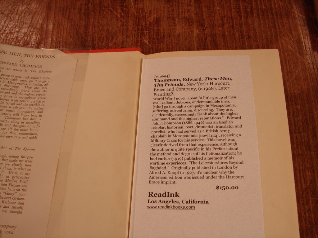 Lot of two Edward Thompson books - 4