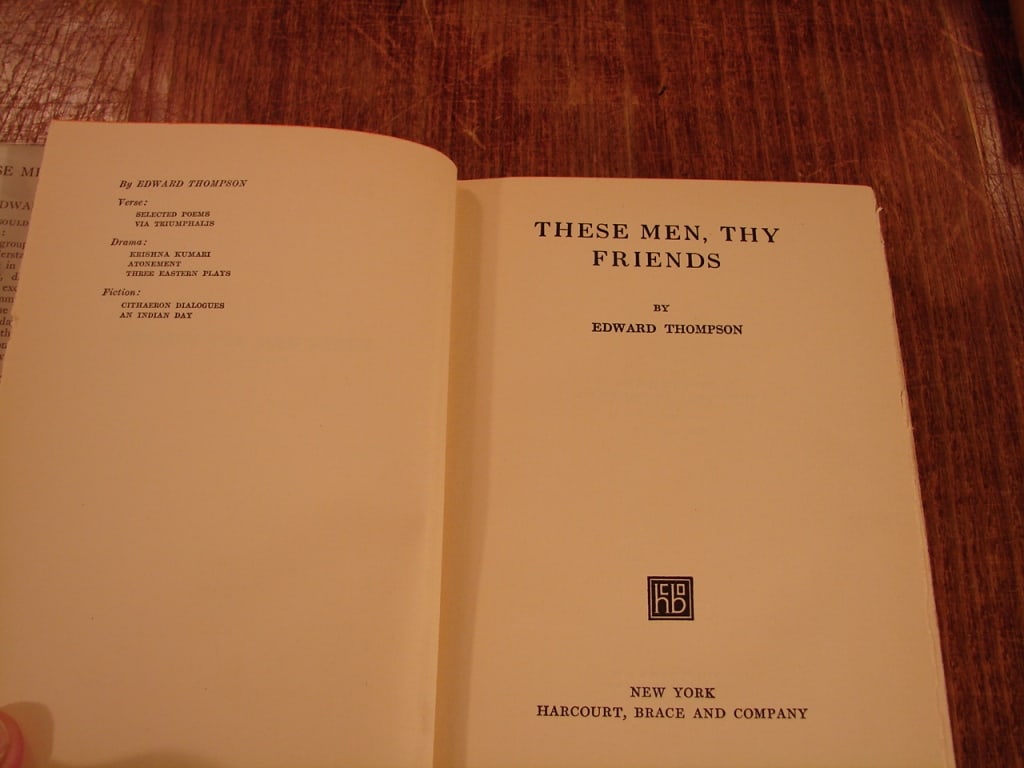 Lot of two Edward Thompson books - 5