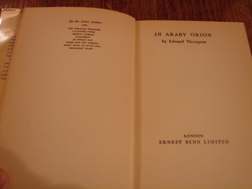 Lot of two Edward Thompson books - 8