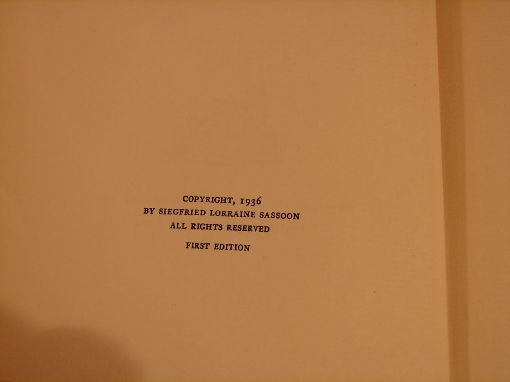 Lot of three first edition Siegfried Sassoon books - 8