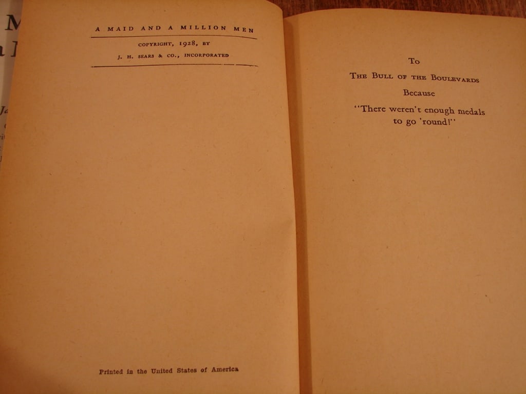 A Maid and a Million Men by James G. Dunton 1928 - 6