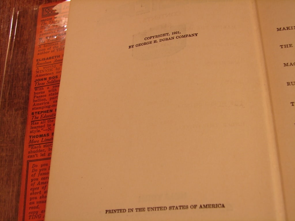 Three Soldiers by John Dos Passos. First edition - 6