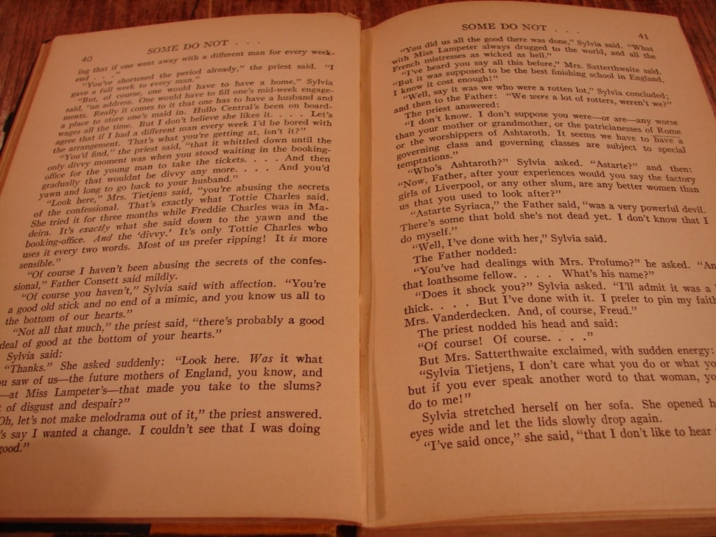 Some Do Not by Ford Madox Ford. First edition - 7