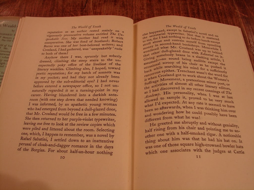 Lot of two Siegfried Sassoon books. - 12